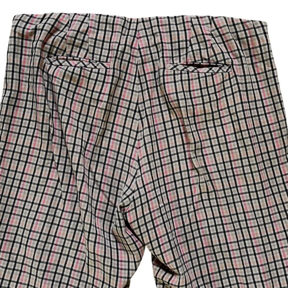 J. Jill Premium Bistretch Plaid Pants Size 14 Womens Elastic Waist Pull-On - Picture 3 of 7